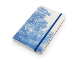 Softcover notitieboek A6, Delftsblauw Hollands rivierenlandschap