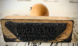 Brocante stempel Nibo