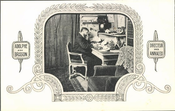 Ansichtkaart Adolphe Brisson, directeur Les Annales. Ca 1900