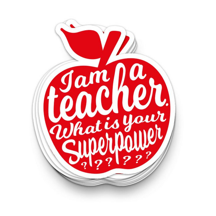 Sticker I'm a Teacher