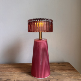 Led lampje Nola burgundy