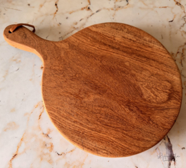 Tapas/borrel plank rond 28 cm