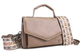 Portemonnee tasje Tilburg taupe