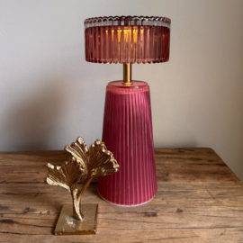 Led lampje Nola burgundy