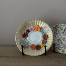 Handmade wandbordje goud