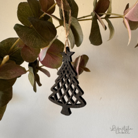 Kerstboom hanger zwart 2