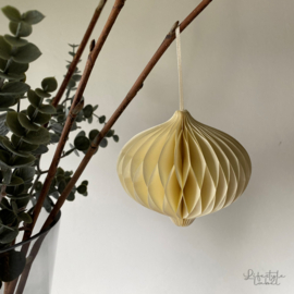 Kerstboom ornament creme