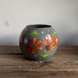 Handbeschilderde vaas Charlotte