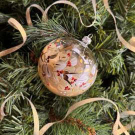 Kerstbal handmade groot nr 3.