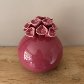 Kieke vaas paars/roze
