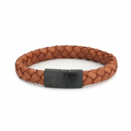 Heren armband cognac