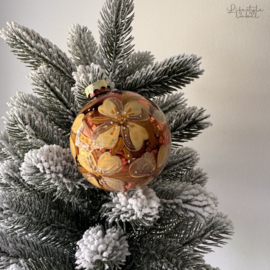 Kerstbal koper 1 groot