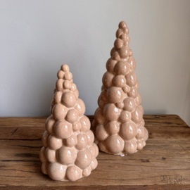 Kerstboom bubbel beige