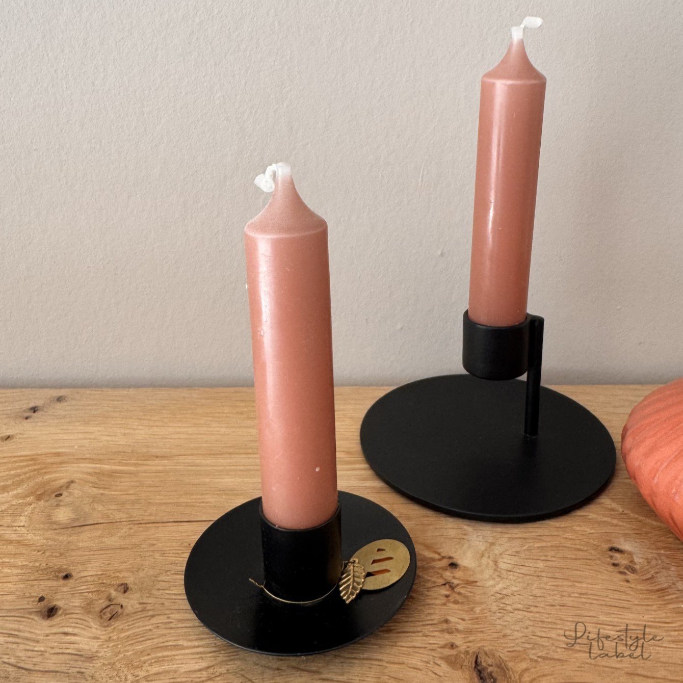 Kaarsen kandelaar mini zwart