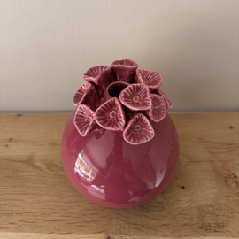 Kieke vaas paars/roze