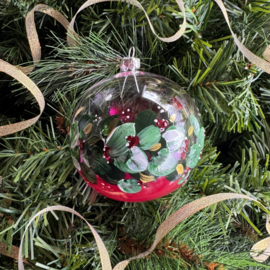 Kerstbal handmade groot nr 20.