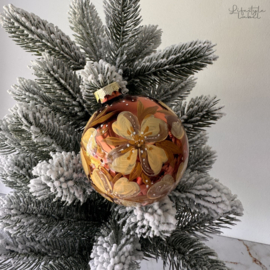 Kerstbal koper 1 groot