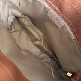 Shopper cognac rib