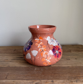 Handbeschilderde vaas Michelle