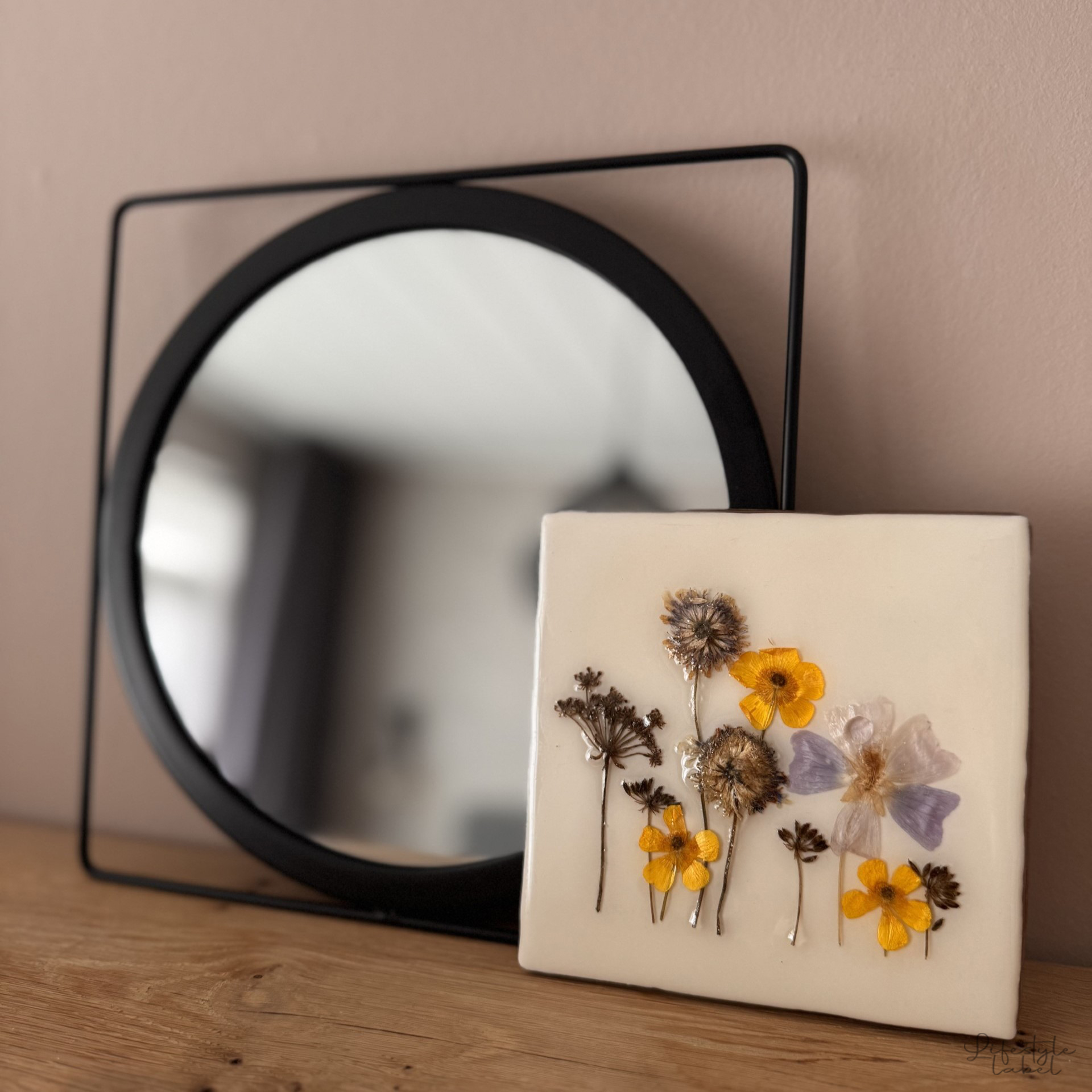 Handmade tegeltje white