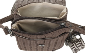 Telefoon/schoudertasje Brisbane d. bruin