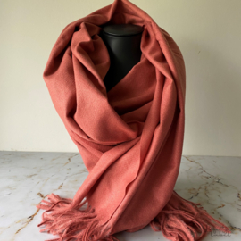 Sjaal rood/roze