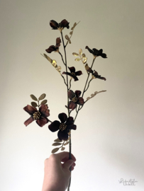 Kunsttak Hydrangea bruin