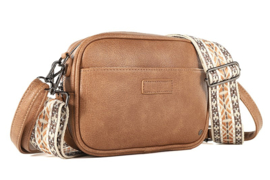 Schoudertas Padola camel