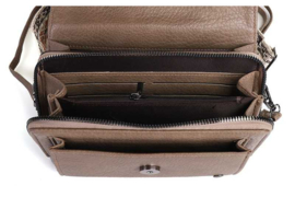 Portemonnee tasje Tilburg taupe