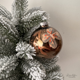 Kerstbal koper 1 groot