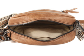 Schoudertas Padola camel
