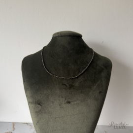 Ketting kralen fijn groen