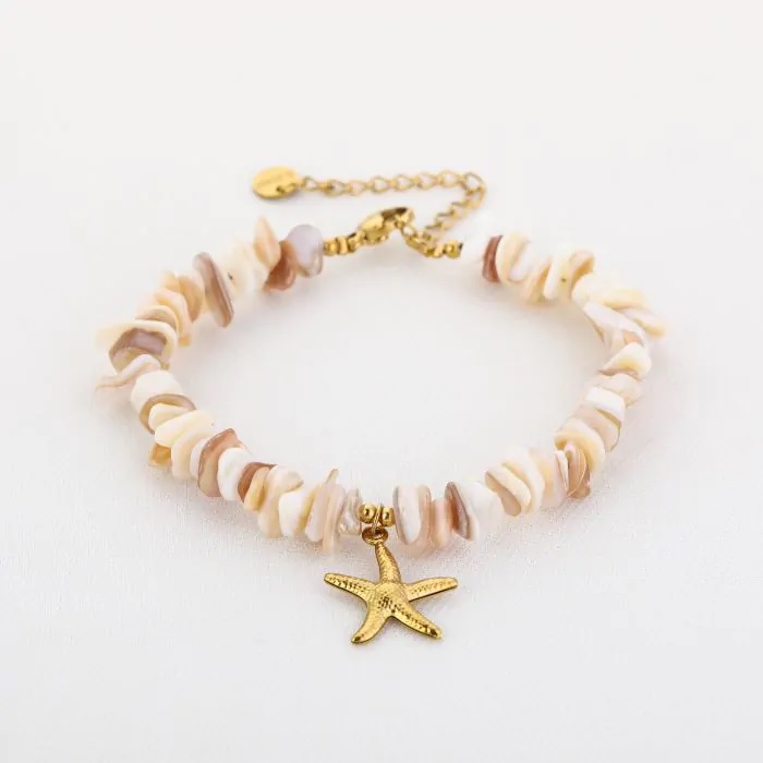 Dames beige armband