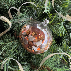 Kerstbal handmade groot nr 5.