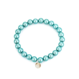 Dames kralenarmband blauw