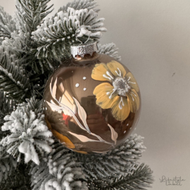 Kerstbal champagne 1 groot