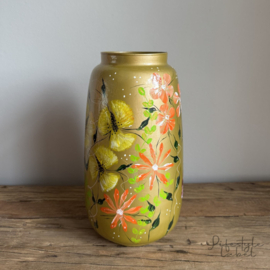 Handbeschilderde vaas Olivia