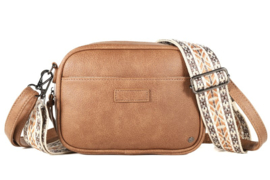 Schoudertas Padola camel