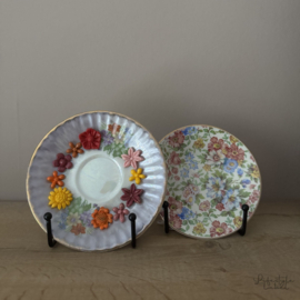 Handmade wandbordje paars