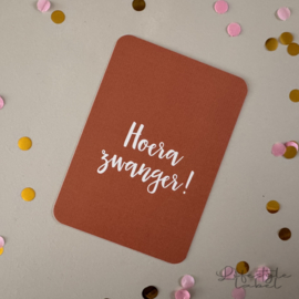 Hoera zwanger