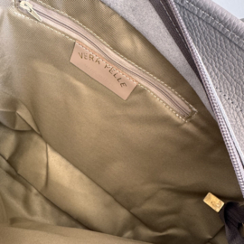 Shopper grijs rib