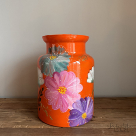 Handbeschilderde vaas Lisette