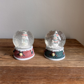 Sneeuw globe rood