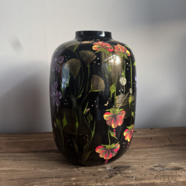 Handbeschilderde vaas Eva