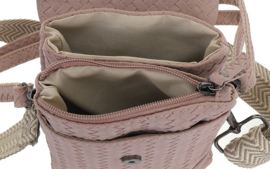 Telefoon/schoudertasje Brisbane oud roze