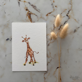 Kaart giraffe