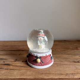 Sneeuw globe rood