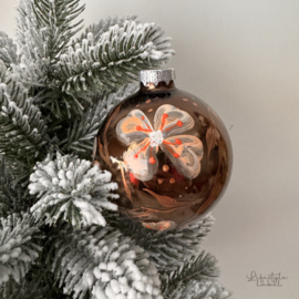 Kerstbal koper 1 groot