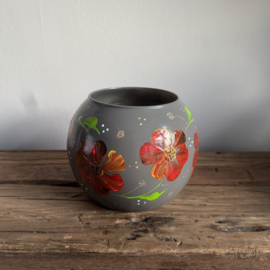 Handbeschilderde vaas Charlotte