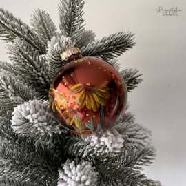 Kerstbal koper 2 groot